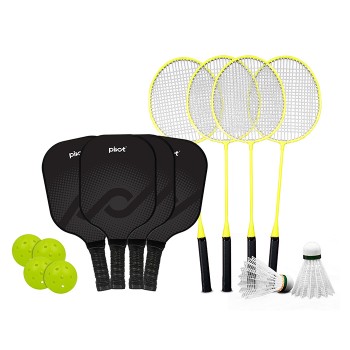 PIVOT FDKSBPS Pickleball/Badminton Half Court Starter Set